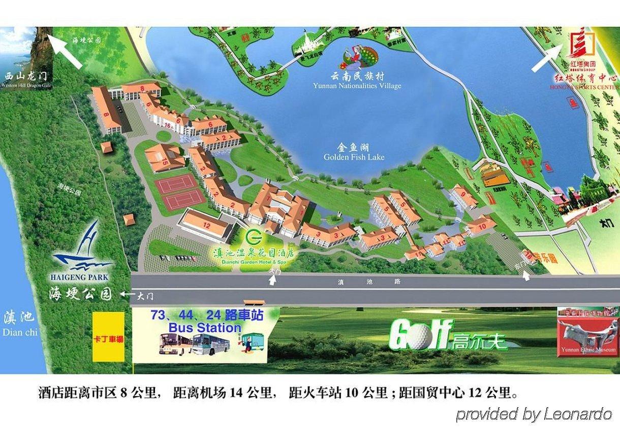 Yunnan Dianchi Garden Resort Hotel & Spa Kunming Exterior foto